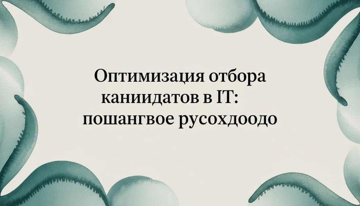 Оптимизация отбора кандидатов в IT: пошаговое руководство