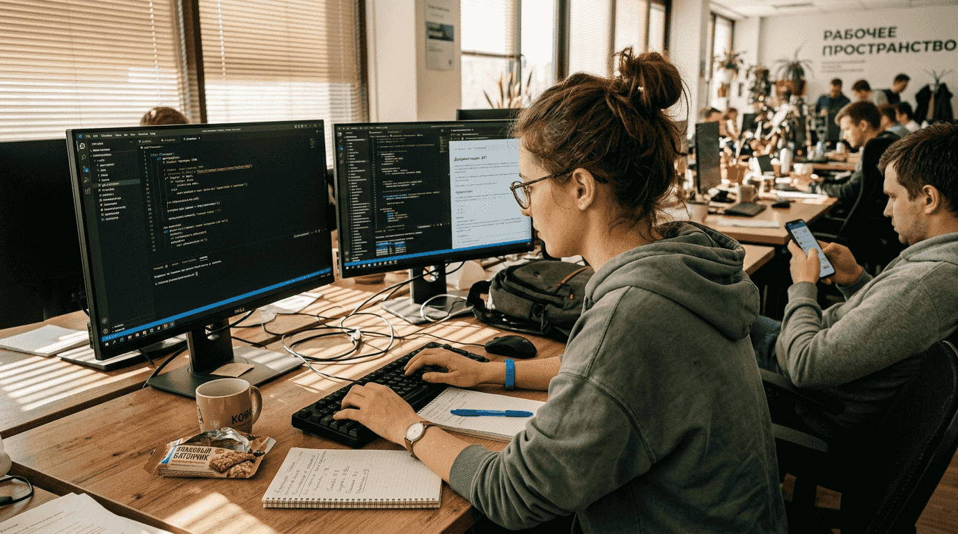 Онлайн-программирование разработчика в реальном времени во время технического собеседования