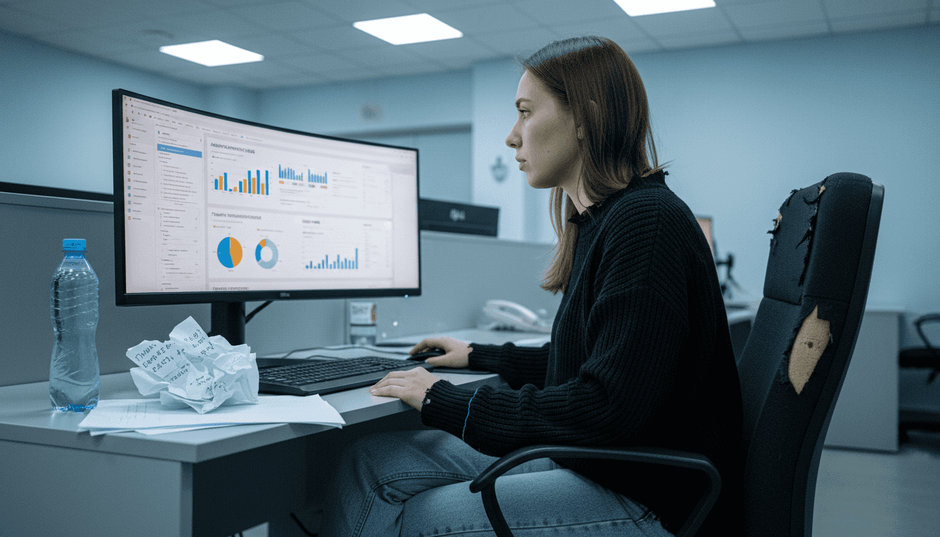 IT-аналитик анализирует показатели бренда