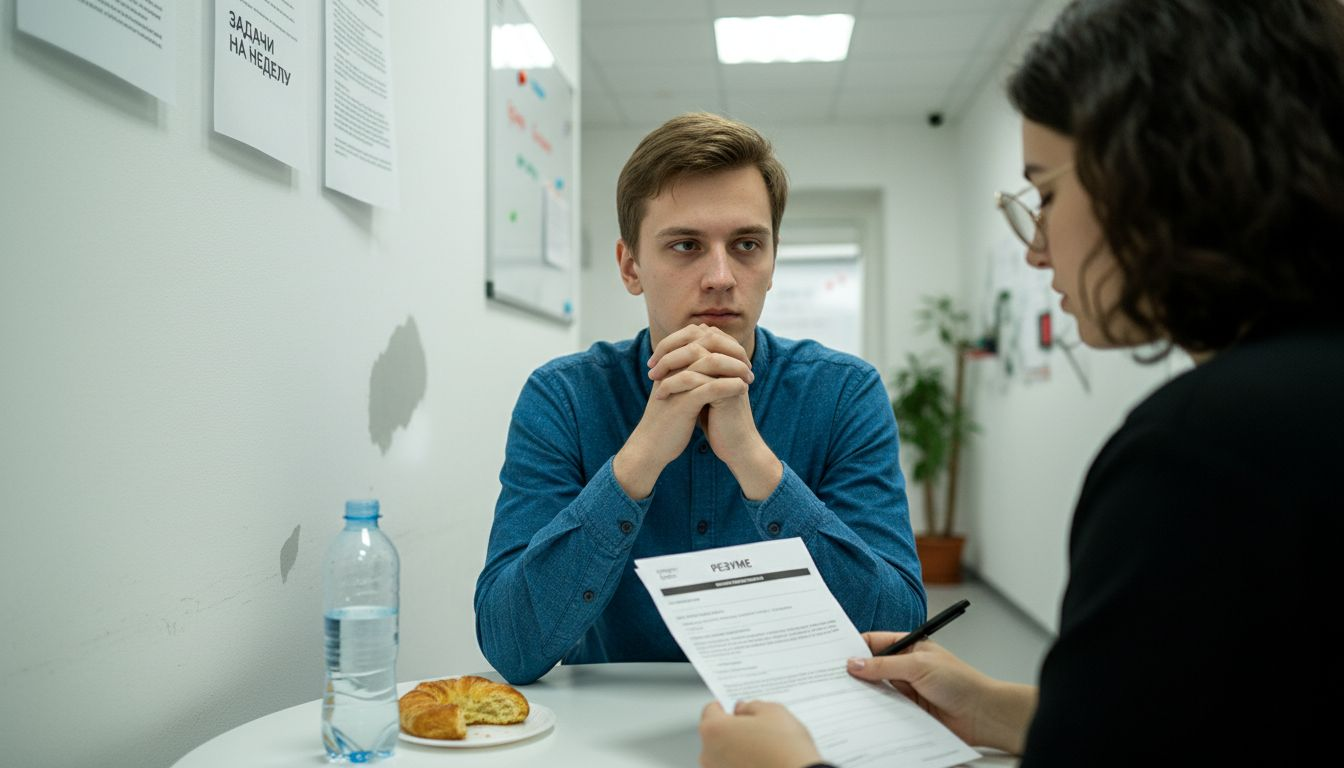 Собеседование на IT-вакансию прямо в коридоре молодого стартапа