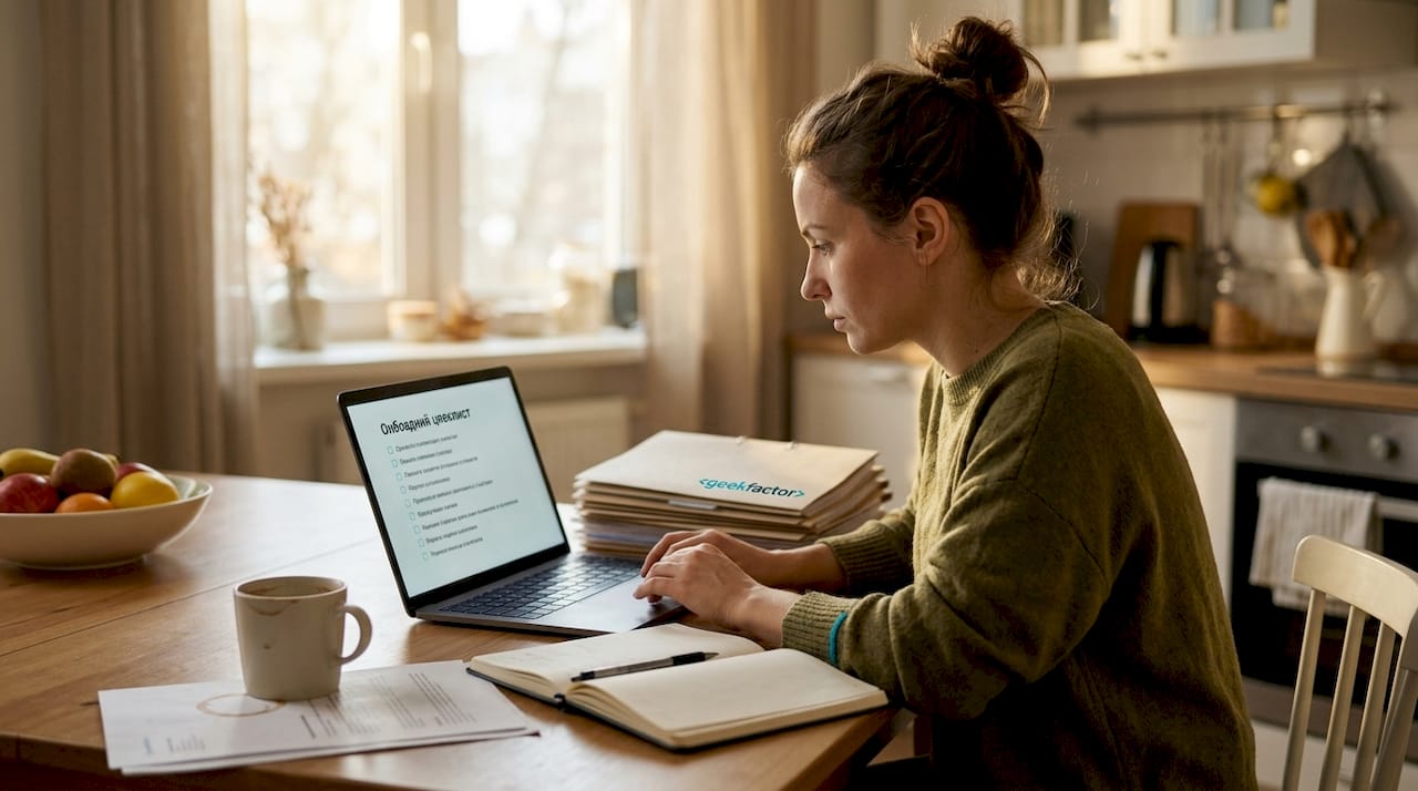 HR-менеджер готовит материалы для адаптации новых сотрудников