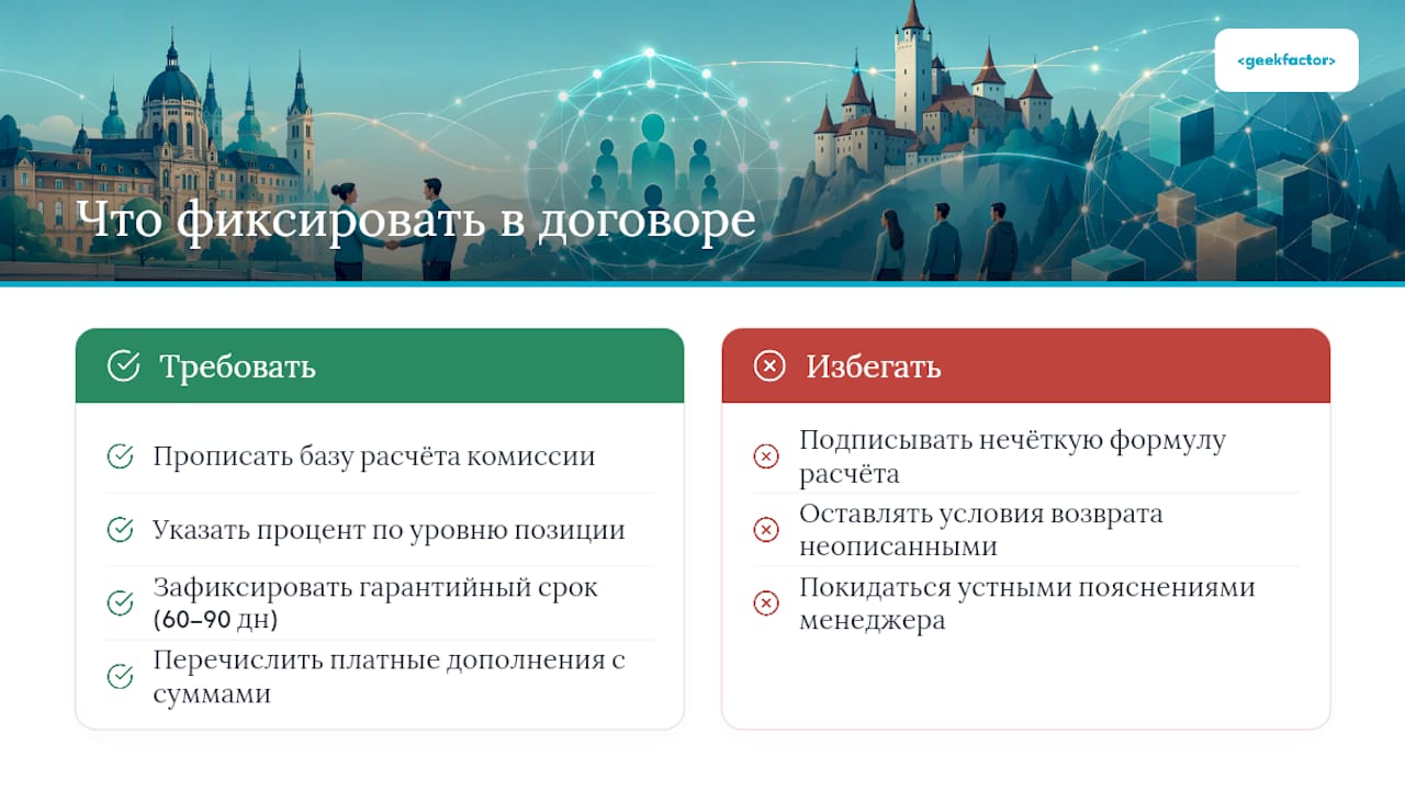Как Geekfactor считает стоимость и что фиксирует в договоре — overview diagram